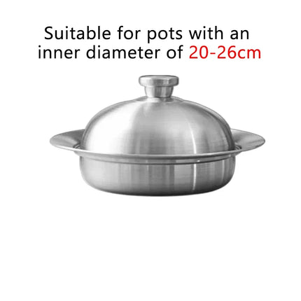 Hot Sale 304 Stainless Steel Pan with Inner Diameter 20-26cm Flying Saucer Steamer Tray Steam Grid Plate Steamer Steaming Rack