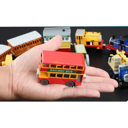 Genuine Thomas and Friends Caitlin Connor Double Track Master Train Model Metal Magnetic Railway Children Toy Car Gift