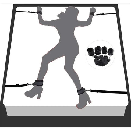 Adult Erotic Toy Handcuffs Ankle Cuffs BDSM Bondage Bed Restraint Bondage Sex Products Sex Toys Couples Collar Bdsm Kit Sm Goods