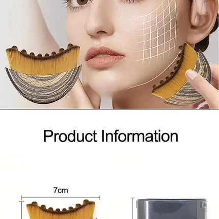 Lymphatic Contour Face Brush Ergonomically Designed To Fit  Sculpting Drainage Massager for Face The Skin Precisely LBHL31