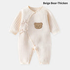 Beige Bear-Thicken / 3-6 months