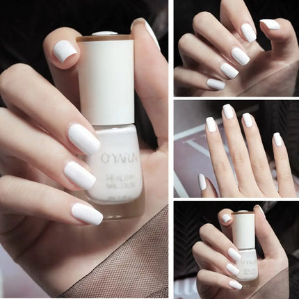 Glossy 8ml Nail Polish No-bake False Nail Nail Art Manicure Quick Dry Tearable Nail Art Oily Mood Nail Polish Woman