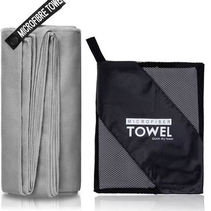 Quick-Drying Bath Towel Microfiber Bathroom Towel With Portable Bag Highly Absorbent & Fast Drying for the Body After Bathing