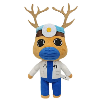 #**8Horror Animal Hospital Plush Toy Blue Dog Soft Stuffed Cartoon Doll Collectible For Adult Fans Home Decoration Cuddly Gif