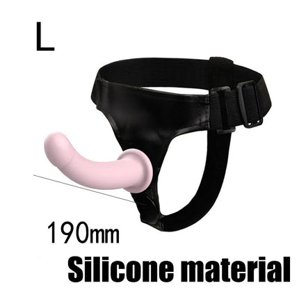 Remote Control Vibrating Silicone Strap On Dildo Harness, Adjustable Wearable Pegging Panties for Couples, Detachable Dual Stimu