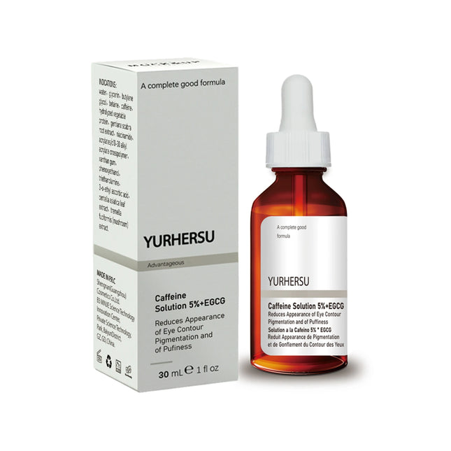 Caffeine Eye Serum Gently soothes the delicate skin around the eyes—a moisturizing, refreshing serum suitable for daily skincare