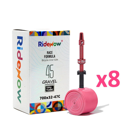 Ridenow External Thread Tube Metal Nozzle Tpu Inner Tube 29Inch 700x32-47c Tube Gravel 45g Bike Tyre MTB Road Bike Inner Tube