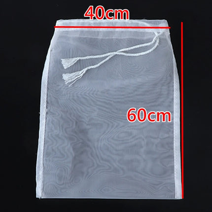100/200/300/500Mesh Soy Milk Wine Filter Bag Nut Milk Bag Tea Coffee Oil Yogurt Filter Net Mesh Kitchen Food Reusable