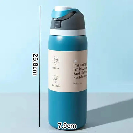 1Pc Vacuum Flasks & Thermoses Water Bottle Drinkware Thermo Tumbler Stainless Steel Thermal Mug Original Cold Hot Coffee
