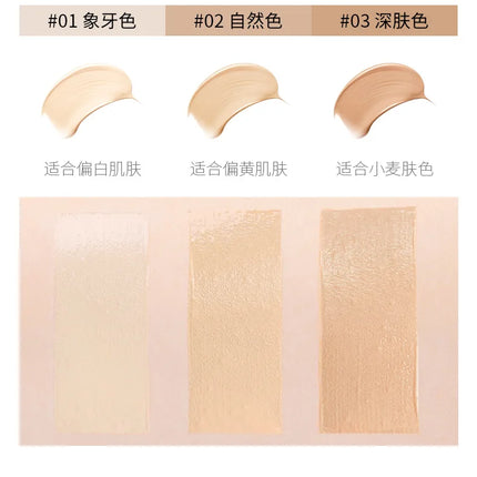 LAIKOU Foundation Concealer 40g Foundation Makeup Base Face Cream Liquid  Moisturizer Oil control Maquiagem  With MakeUp
