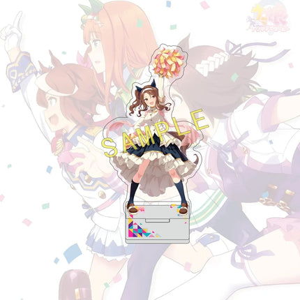 Anime Umamusume 15CM Acrylic Standee Character Special Kitasan Cute Model Decorative Desk Item Gift for Fans Keychain