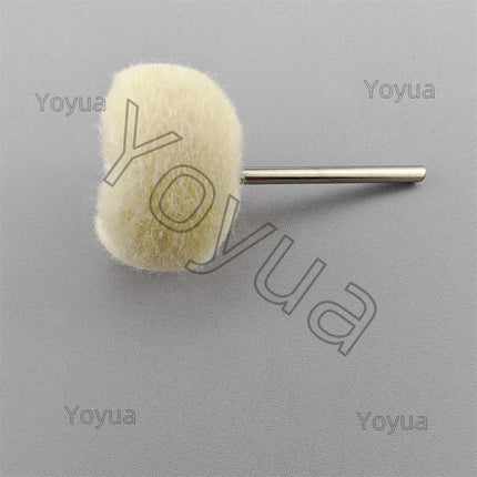 100pcs 25mm Dental Odontologia Polishing Brush Wheel Rotary Tools 2.35/3.00mm Shank Wool Goat Cotton Black Buff Dentistry Lab