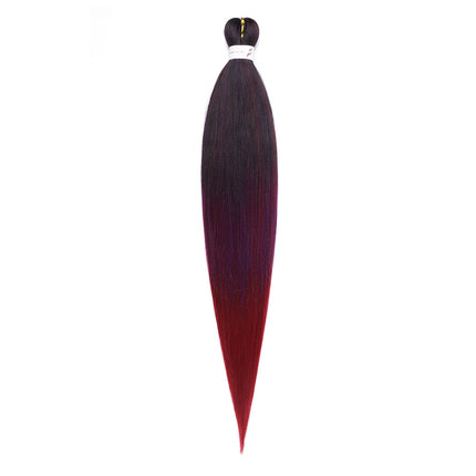 Pre-stretched Synthetic Braiding Hair Ombre Professional Easy  Hot Water Setting Soft  Crochet Braid Hair  Extensions