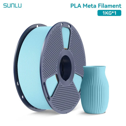 SUNLU 1KG PLA Meta 3D Printer Filament 1.75mm 1000g Spool (2.2lbs) Neatly Arranged No Knot Filament Fit Most FDM Printer