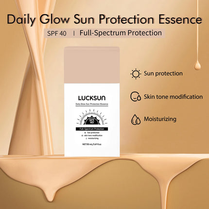 Daily Glow Tinted Sunscreen SPF40 50ml - 3-in-1 Moisturizing Sun Protection with Tone Adapt Technology for Natural Coverage