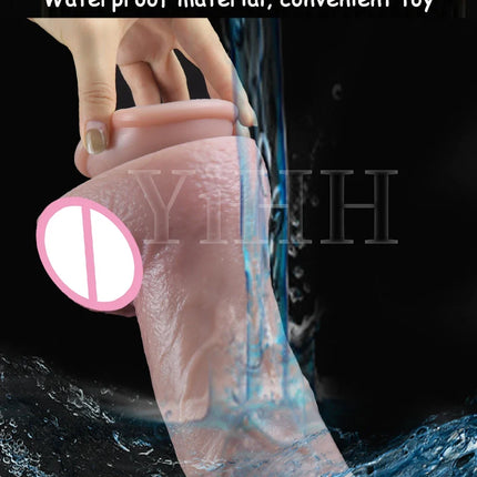 Oversized Soft Realistic Thick Dildo Big Dick Anal Plug Vaginal Masturbators Suction Cup Silicone Penis Gay Sex Toys for Women