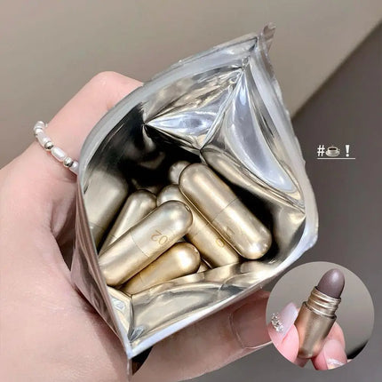 12colors Matte Eyeshadow MAGIC CASA Capsule Eye Set High-gloss Silkworm Small Golden Bean Not Easy To Smudge Brand Eye Makeup