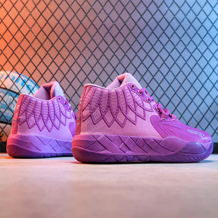 The youth actual combat basketball shoe movement outdoor comfortable cushioning wear-resisting fashion breathable high quality