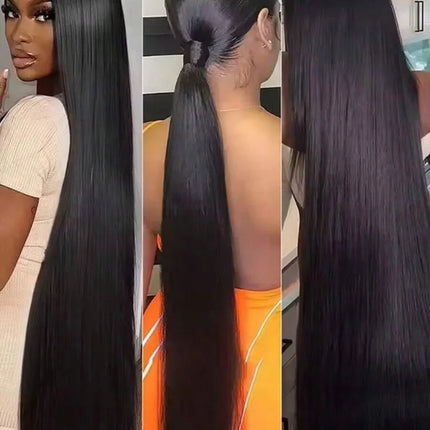 42 Inch Bundles Bone Straight Brazilian Human Hair Bundles Raw Extensions Tissage For Women
