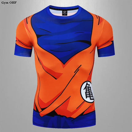 MMA Rashguard Jiu Jitsu Bjj T-Shirt Men Compression Shirts Quick Dry Gym Running Sports Tops Tee Boxing Jersey Mens T Shirt