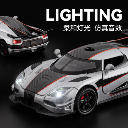 1:32 KNSG ONE 1 ONE-1 Miniature Toys Cars Alloy Diecast Models Boy High Simulation Miniature Holiday Present And Home Trendy Toy