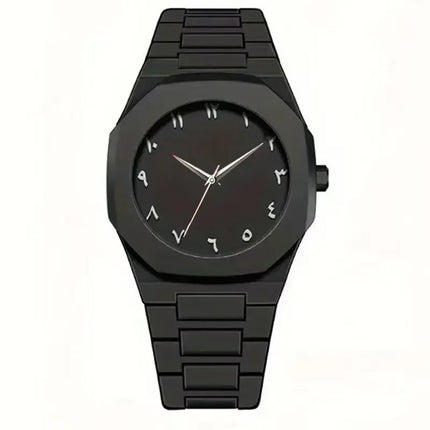 Men's Casual Lightweight Sports Business Watch Minimalist Design Plastic Strap Quartz Wristwatch