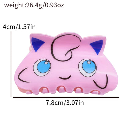 1PC/7PCS"Pokémon" cartoon character hair clip, multifunctional hair accessory