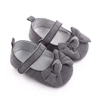 Baby Girl Princess Shoes Soft PU Classical Bowknot Beautiful and Cute for Newborn Girl Spring and Summer Prewalking 2023 Fashion
