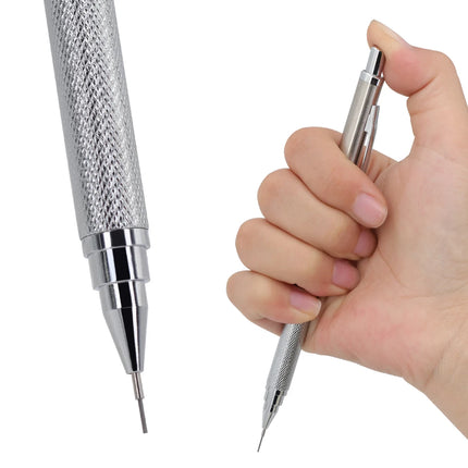 0.3/0.5/0.7/0.9/1.3/2.0mm Mechanical Pencil Set Art Drawing Painting Automatic Pencil with 2box Leads Office School Supply