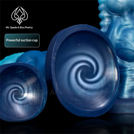 New Sex Toy Alternative Design Anal Plug for Men Gradient Blue Advanced Silicone G-spot Women Dildos Available in Multiple Sizes