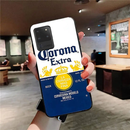 Corona Extra Beer Phone Case For Samsung S 24 Fe 25 Ultra Plus 20 Lite 21 30 22 23 24 22 Ultra 5G Fundas