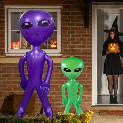 Inflatable Toys Simulating Aliens Creative PVC Summer Pool Water Party Supplies Novelty Halloween Party Cosplay Inflatable Toys