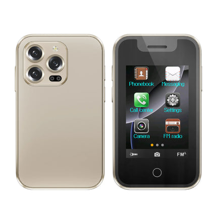 SERVO BM16 PRO Mini Mobile Phone 2.4" Touch Display Bluetooth Call Dual SIM Recorder Flashlight 2G GSM Portable Tiny Cellphones