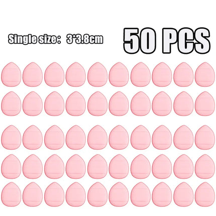150pcs Mini Finger Puff Foundation Small Air Cushion Powder Sponge Face Concealer BB CC Cream Cosmetic Applicator Makeup Tools