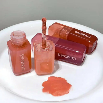 Peach Pink Blush Liquid Moisturizing Smooth Long Lasting Non Fading Facial Contouring Brightening Essential Natural Makeup