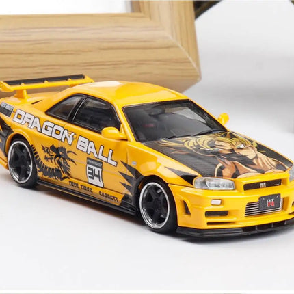 Fast Speed 1:64 Skyline Z-tune R34 Alloy Car Model