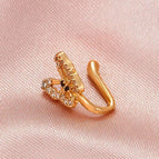 Light Yellow Gold Color / Clear / Face