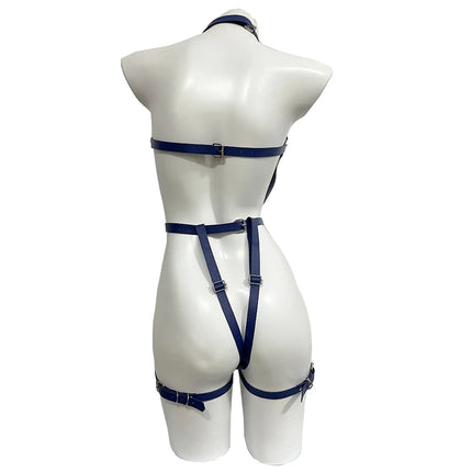 Women Sexy PU Leather Full Body Harness Belt Corset Belt Bondage Bdsm Woman Wear Gothic Fetish Clothing Exotic Accessories