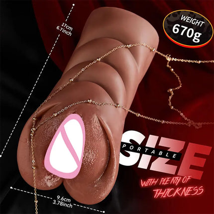 2 in 1 Pocket Pusssy for Men Silicone Vagina Anal 18 Realistic Masturbator Sex Toys for Sex Machine Jerkmate Adult Toys Sex Shop
