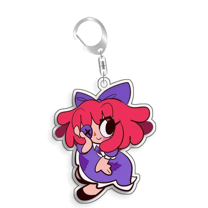 For The Amazing Digital Circus Jax Pomni Ragatha Gangle Acrylic Selfmade Cute Cartoon Anime Keychain Pendant Toy Gifts 5cm
