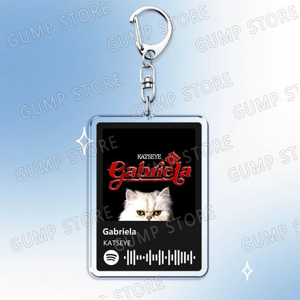 Kpop Internet Girls Group Band Music Keychains Manon Lara Sophia Yoonchae Megan Daniela Gnarly Keying Jewelry Fans Friends Gifts