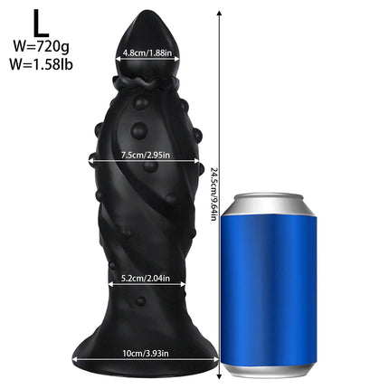 Huge Fantasy Anal Plug Black Big Monster Anal Butt Plug Adult Sex Toys Anal Dildo Dilator Training Expansion for Gay Men Women