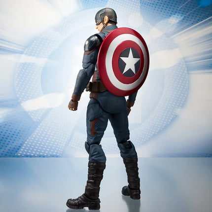 New 15cm Toys S.H.Figuarts Captain America Articulated Joints Collectible Marvel Avengers 2 Boxed Action Figure For Kids Gift