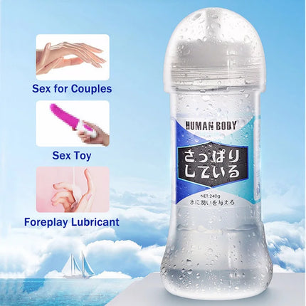 240ml Water-based Body Lubricant Intimate Lubricant for Couples,  Anal and Penis Lubricant,  Safe Sex Massage Lubricant