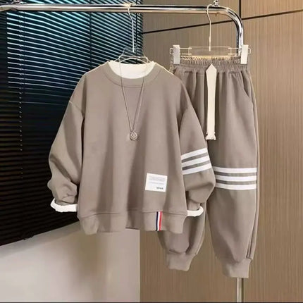 Baby Boy Girl Clothing Sets Children Pullover Sweatshirts + Cotton Sports Pants 2pc Kids Clothes Boy New Suit