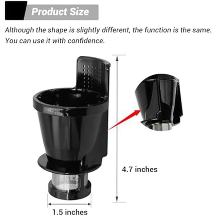 B89B-8006 Vertical Masticating Juicer For Omegae 8006, 8005, 8004, 8003 Juicing Screen Juice Screen Drum, Easy To Use Easy Insta