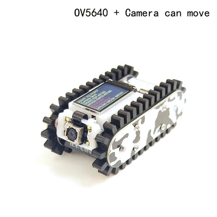 RC Tank Pipeline Inspection Wireless Video Car Track with Camera Maker Teaching ESP32 Scanning Code Networking DIY Program Toys