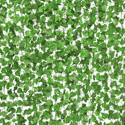 Home Decor Artificial Ivy Leaf Garland Plants Vine Fake Foliage Flowers Creeper Green  Leaf Ivy Wreath