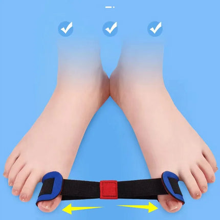 Hallux Valgus Corrector Belt Recovery Training Exerciser Strap Toe Separator Big Toe Stretcher Separator