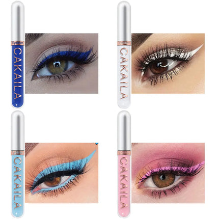 8-Color Set Waterproof Eyeliner Pens Long-lasting Glitter & Colored Eye Makeup Cosmetics Beauty Matte Eye liner Pencil Kit